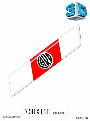 Calco Bandera River Plate Carp Resinada Dome