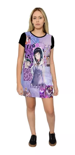 Shippuden hyuga hinata quimono vestido de casamento cosplay traje