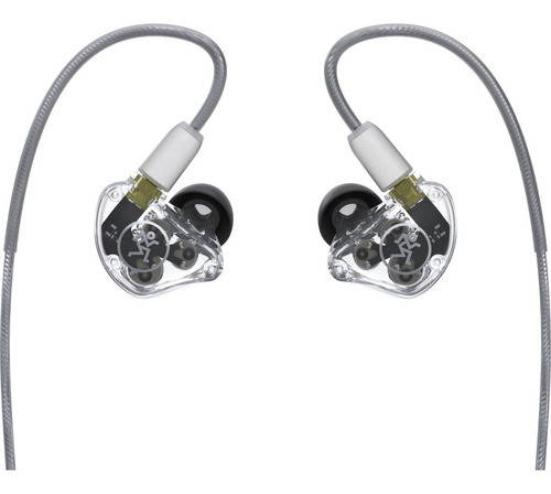 Auriculares In-ear Mackie Mp320 Dual + Accesorios Color Transparente