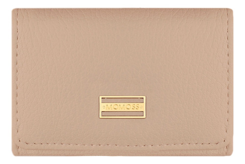 Cartera Clasica Elegante Momoss Mow100 Super Precio Color Beige - Br Mow128