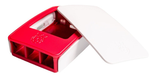 Caja Lujo Oficial Raspberry Pi 2 3 Roja Material Abs