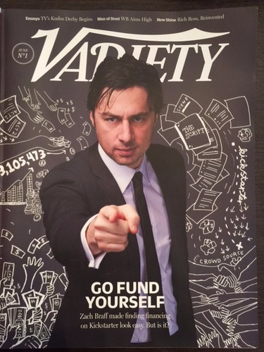 Revista Variety: Zach Braff / Jackie Chan / Priyanka Chopra