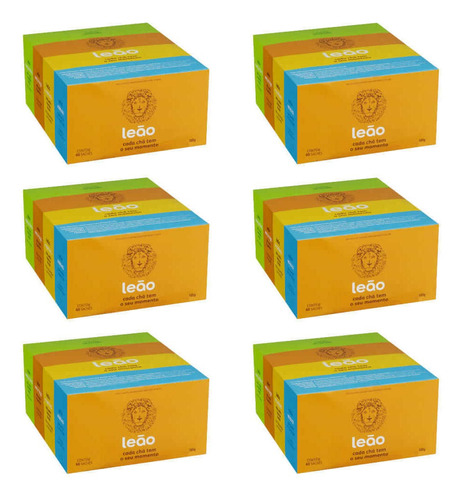 Leão Chá Caixa Mista C/60 (kit C/06)