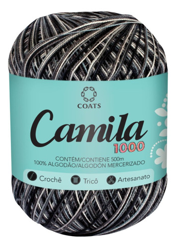 Fio Coats Camila 1000 - 100% Algodão - 1000m Cor 5400