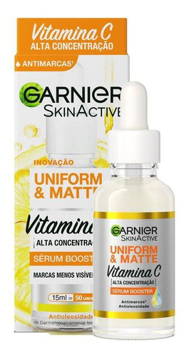 Sérum Facial Antimarcas Vitamina C Para Todo Tipo De Pele 15ml Garnier