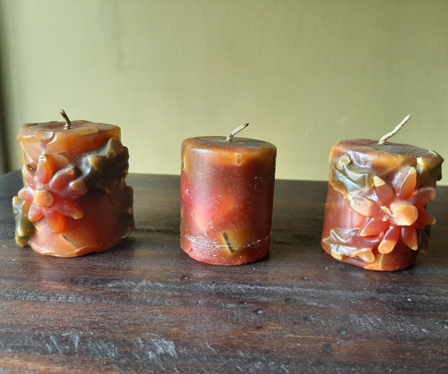 Velas Navideñas Con Detalles