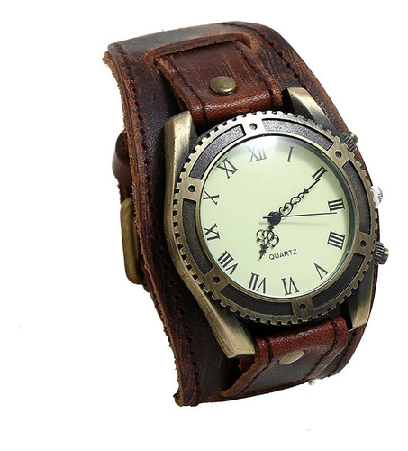 Reloj De Cuero X Men Punk Retro Simple Con Correa Y Hebilla