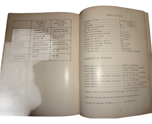 Pérkins 4-203 Manual De Usuario Original (Usado)