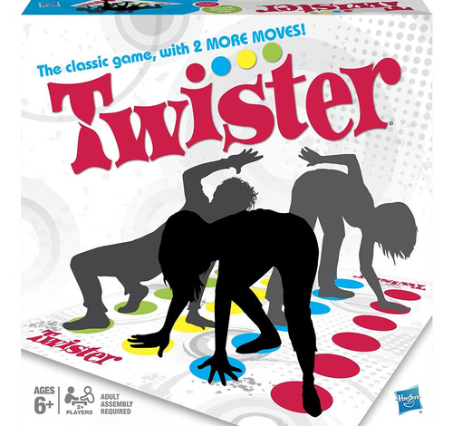 Juego De Mesa Clásico Hasbro Twister Party Para 2 O Más Juga