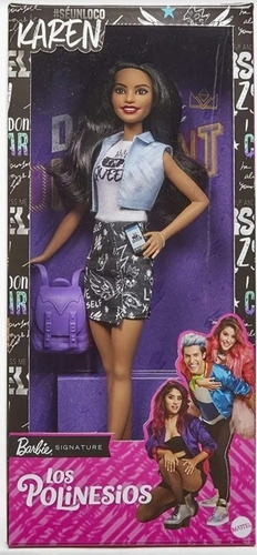 Muñeca Karen Polinesia Barbie Polinesios Mattel Coleccion