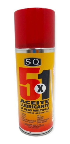 Aceite Lubricante 5x1 Spray 235cc Sq