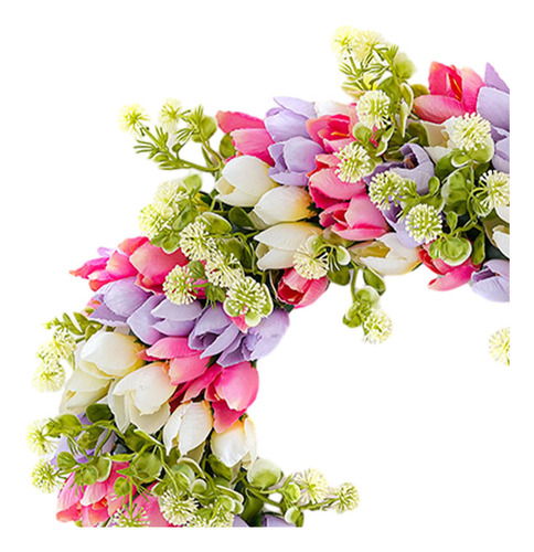 Corona De Flores De Tulipán Artificial Corona Del Estilo A