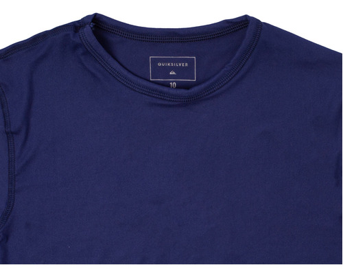 Imagen 3 de 5 de Remera Térmica Ml Snow Solid Layer (azul) Quiksilver Niños