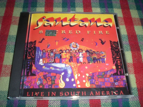 Santana / Sacred Fire Cd Brasilero N4 