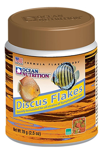 Discus Escamas Ocean Nutrition 70 Grs Alimento Peces Premium