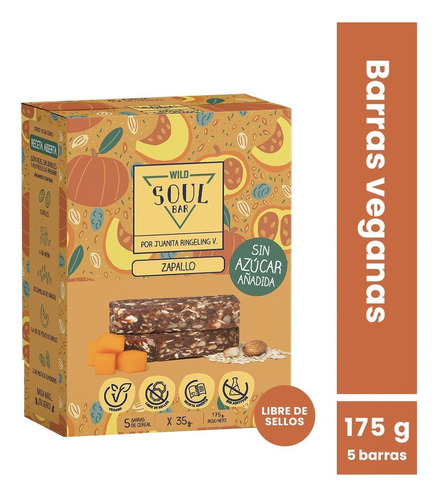 Soul Bar Zapallo 35gr 5 unidades