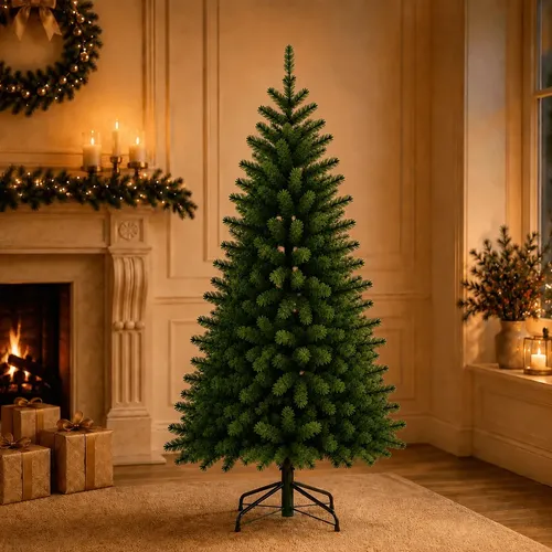 Árvore De Natal Pinheiro Verde 1,20 Metros 300 Galhos Luxo Cheia DEKASA