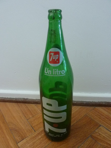 Antigua Botella De Vidrio De 7up De 1 Litro