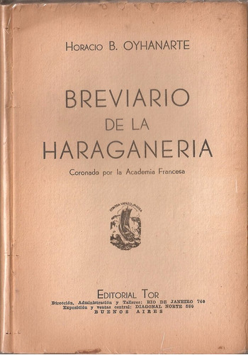Breviario De La Haraganeria - Oyhanarte - Tor