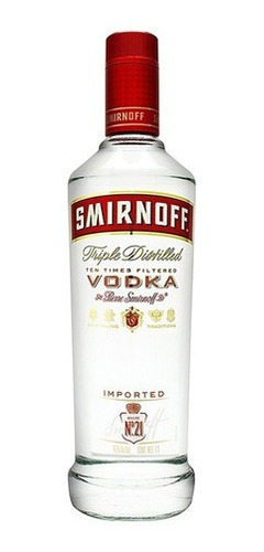 Imagen 1 de 4 de Vodka Smirnoff 1000 Ml.*