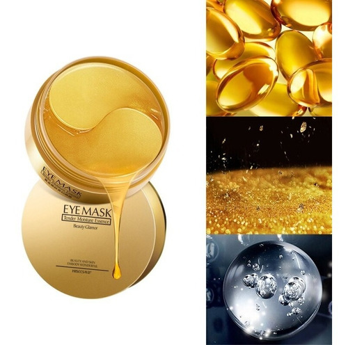 Máscara Para Olheira Com Ácido Hialurônico E Colágeno Gold Tipo De Pele Todo Tipo De Pele
