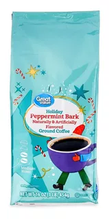 Peppermint Bark Ground Coffee Café Molido Menta Importado