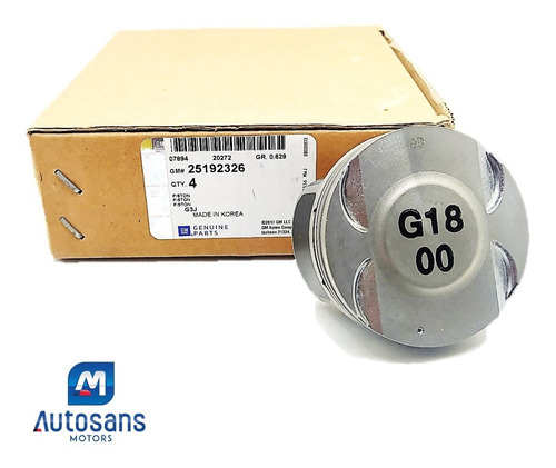 Piston Motor Cruze Std Original Gm (und)