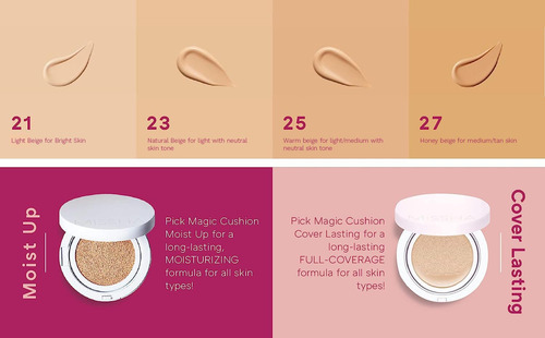 Base De Maquillaje Missha Magic No.23, Color Beige Natural