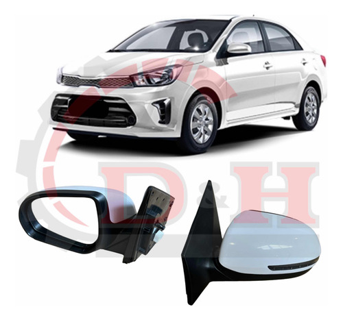 Espejo Izquierdo C/señal Compatible Kia Soluto 2020-2023 /h7