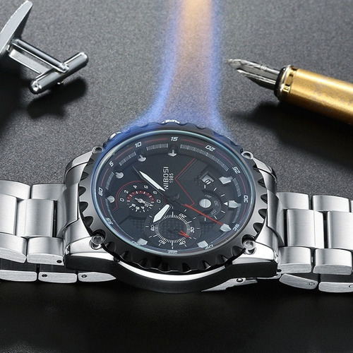 Reloj De Cuarzo Analógico Impermeable Para Hombre Nibosi 232