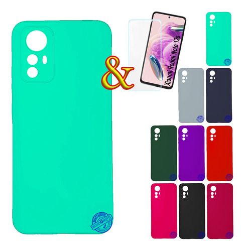  Silicona Protector Xiaomi Redmi Note 12s Funda Premuim +vid