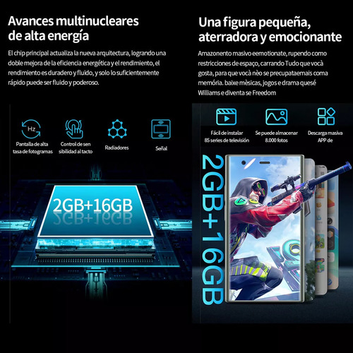Android Celulares S23 Pro 3.0 Pulgadas Barato Ram2gb Rom16gb