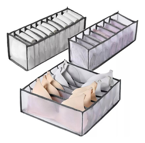 Caja Organizadora Tela Divisor Cajones Ropa Interior Unisex