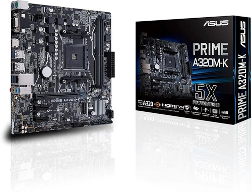Imagen 8 de 10 de Motherboard Asus Prime A320m-k M.2 Am4 Amd Ryzen Ddr4 Sata