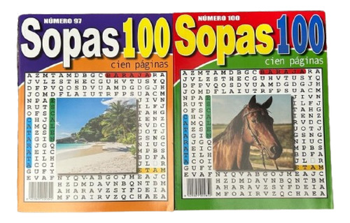 Sopa De Letras Pack 2 Revistas 85 Paginas - Globlalchile 