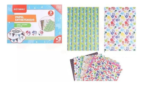 Block Cartulinas De Colores Papel Entretenido Motarro