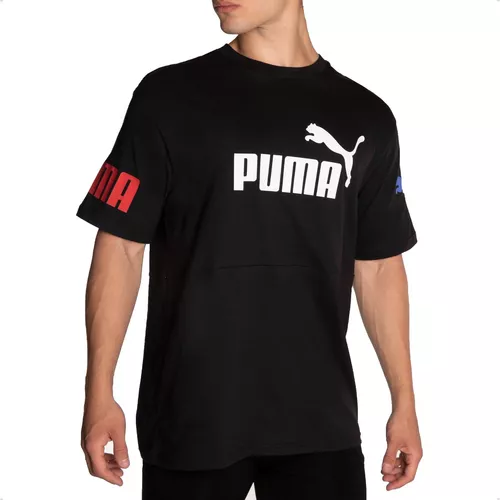 Camiseta Puma Power Colorblock Mujer