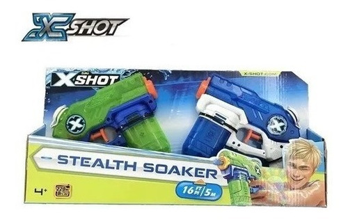 Imagen 4 de 10 de X-shot Stealth Soaker 2 Pistolas Agua Lanza 5m 01227 Bigshop