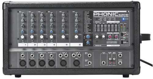 Consola Phonic 620 Plus 8 Canales Potencia 400w - Cuotas