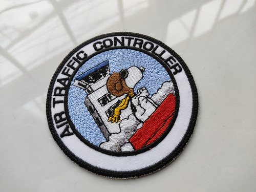 Parche Bordado Snoopy Air Traffic Controller Torre Control