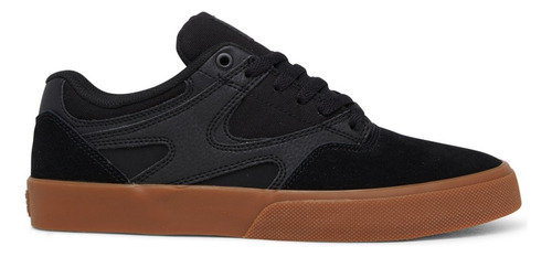 Tenis para hombre DC Shoes Kalis Vulc color black/black/gum - adulto 9.5 US