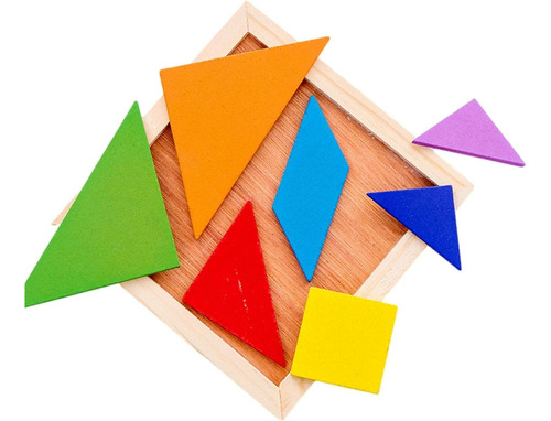 Set 6 Tangramas Juego De Entretenimiento Y Diversion