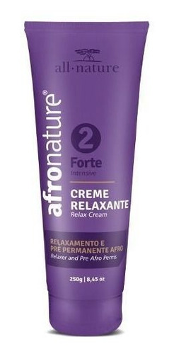 Creme Relaxante Afro Nature Força 2 - Forte 250gr All Nature