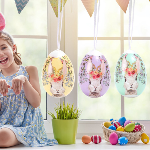 Huevos De Pascua Para Decoración De Fiesta De Pascua Para El