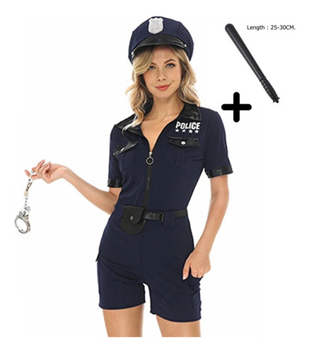 Disfraz De Alguacil De Policía De Halloween Para Carnaval