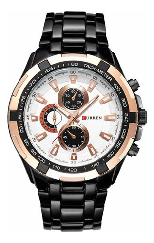 Reloj De Cuarzo De Acero Inoxidable Curren 8023 Para Hombre