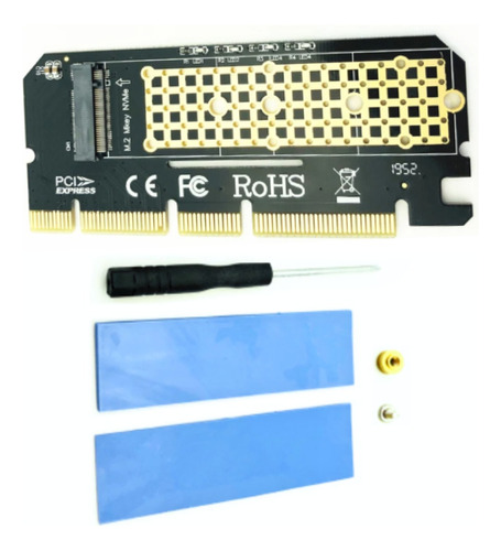 Pack X 4 Adaptadores Disco Ssd M.2 Nvme Pcie Express X16x8x4