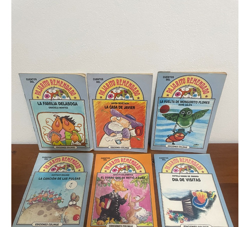 Lote 6 Libros Cuentos Pajarito Remendado Montes Roldan (Usado)
