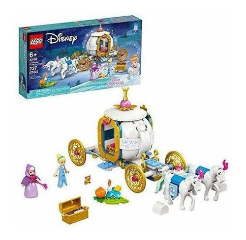 Lego Disney Cinderella`s Royal Carriage 43192; Kit De Constr