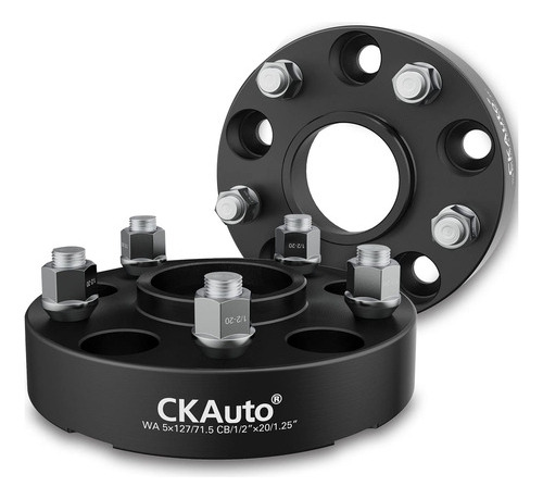 Ckauto 4 Pack 5x5 Scacadores De Ruedas Centrados En El Cubo,